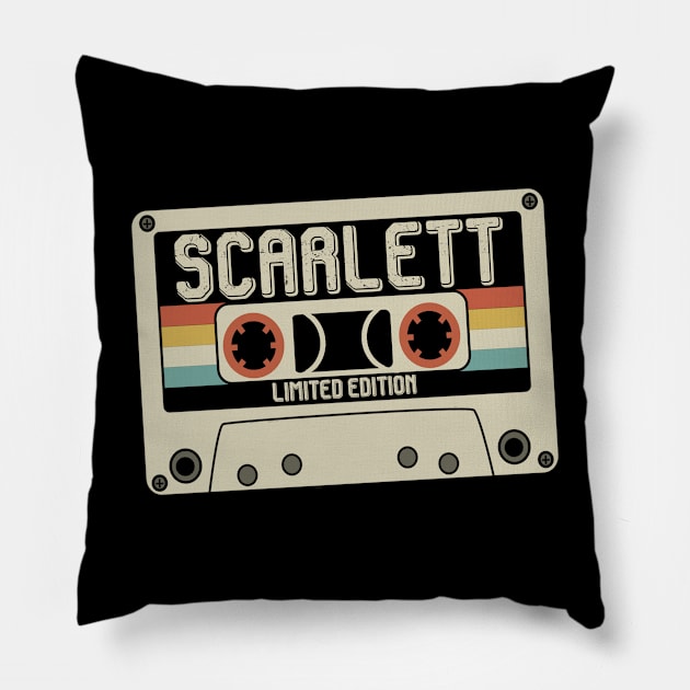 Scarlett - Limited Edition - Vintage Style Pillow by Debbie Art