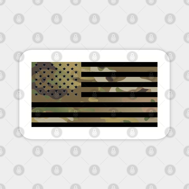 USA FLAG CAMOUFLAGE Magnet by Cataraga