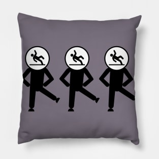 Dancing Emojis with Slippery Heads Pillow