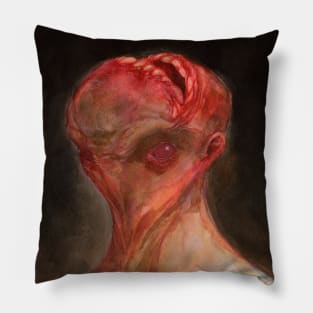 Portrait of a Man with Dangerous Thoughts Pillow