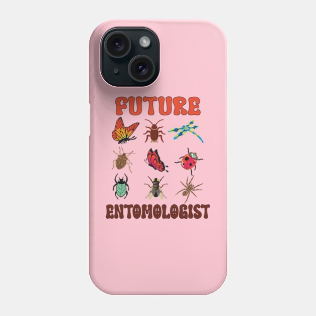 Future Entomologist - Entomology Insect Lover Bug Collector Phone Case by David Brown