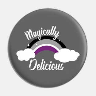 Magically Delicious Asexual Pride Pin