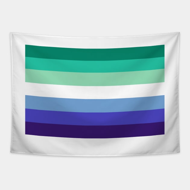 Gay Men Pride Flag Tapestry by DisneyFanatic23