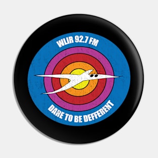 vintage WLIR 92.7 FM Radio Pin