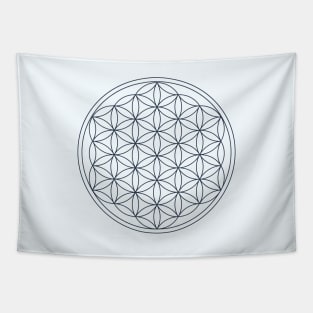 Flower of life, sacred geometry. Tapestry