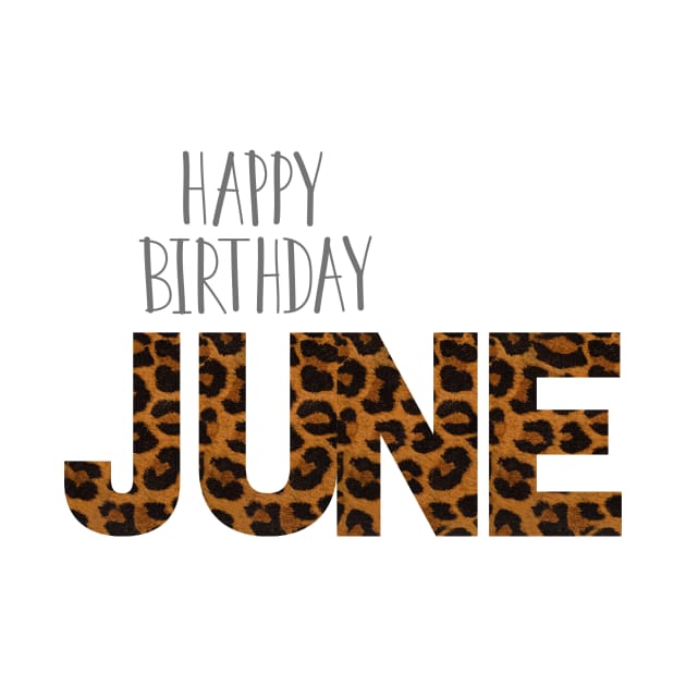 Happy birthday June,June birthday gift by audicreate