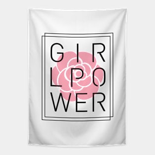 Girl Power - III - Classy, Minimal, Stylish Feminist Typography Tapestry