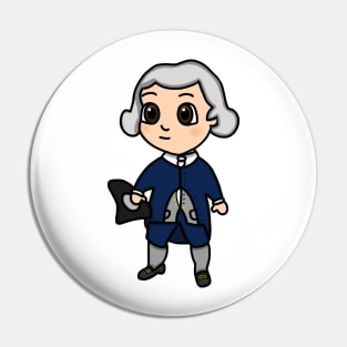 Chibi Joseph Warren (Large Print) Pin