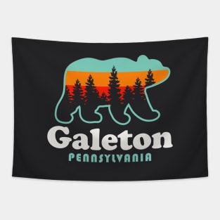 Galeton PA Galeton Pennsylvania Hunting Fishing Bear Tapestry