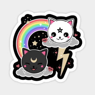 Kawaii Love Cats Magnet