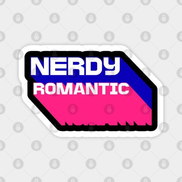 3D Nerdy Romantic  Letters Magnet by Nerdy Romantics Fan Shop*