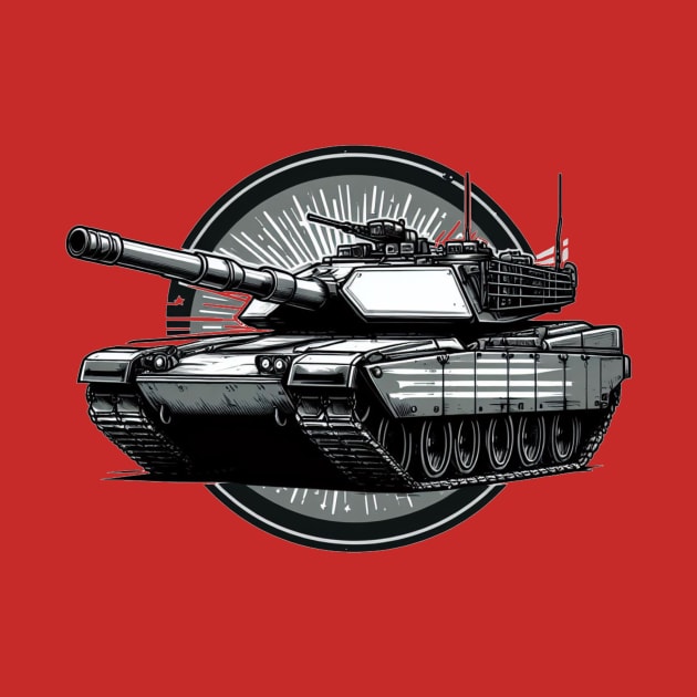 American M1 Abrams Tank: Military Art by BattlegroundGuide.com