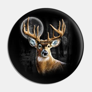 Midnight Deer Pin