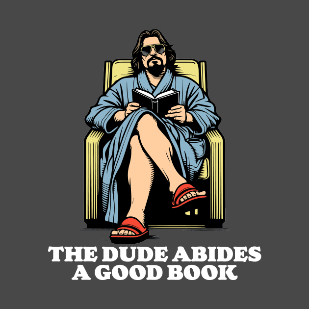 Reading Dude Abides A Good Book by GIANTSTEPDESIGN