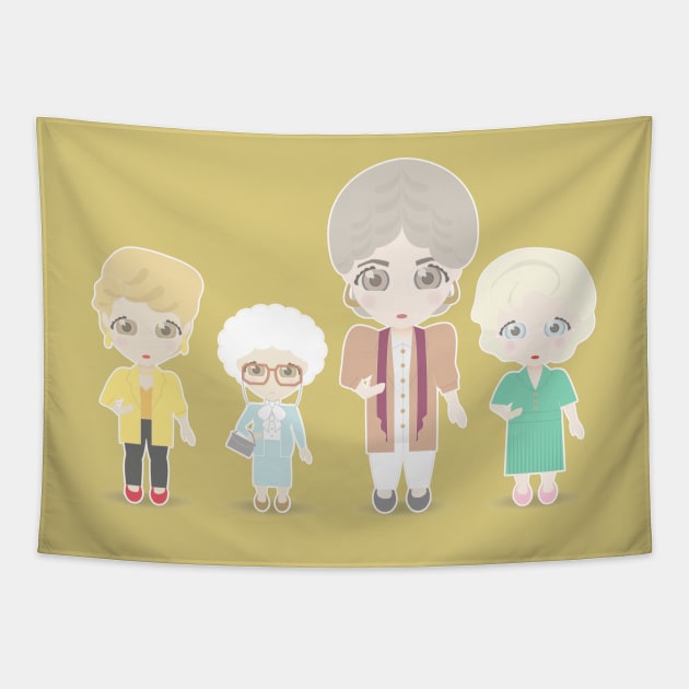 Golden Girls Tapestry by rickyk