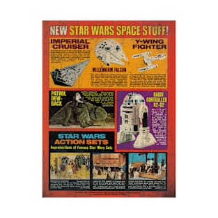 Vintage Space Wars Toys Poster #2 T-Shirt