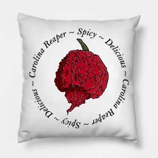 Chilli pepper sticker set habanero jalapeno carolina reaper fatalii Pillow