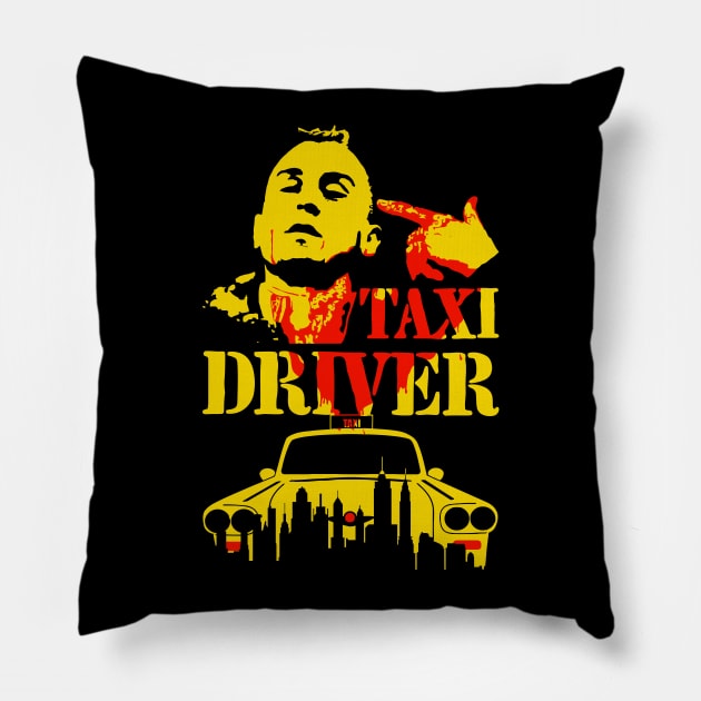 Taxi Driver Pillow by Grayson888