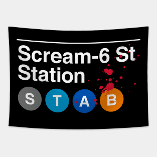 Scream Station Tapestry