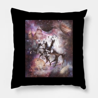 Epic Outer Space Horse Pillow