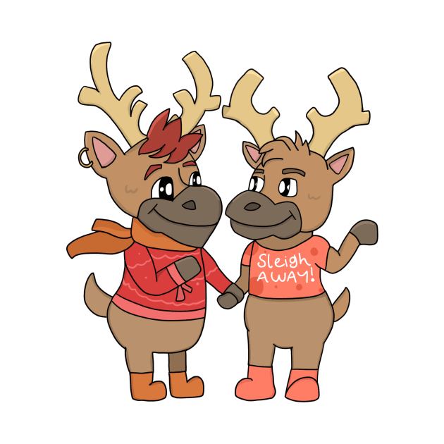 Deer Boyfriends by memeowgifts