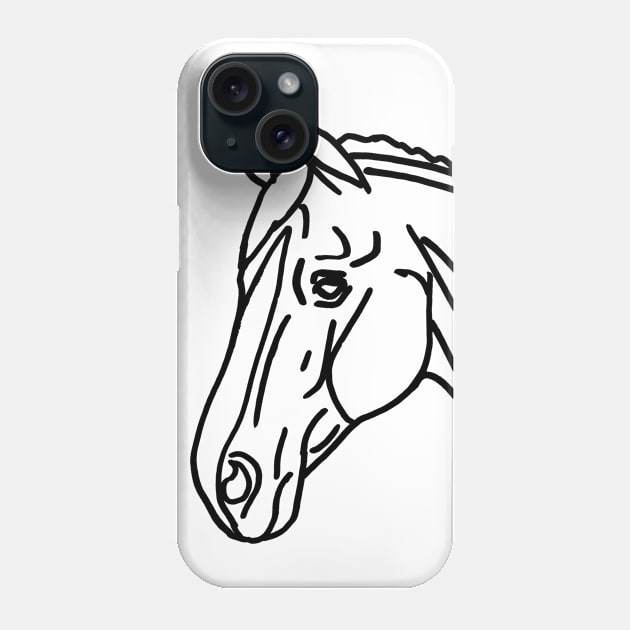 horse head Phone Case by Shyflyer