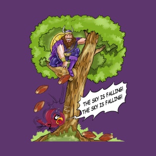 Minnesota Vikings Fans - Kings of the North vs Dumb Birdies T-Shirt