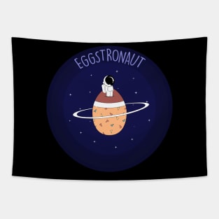 Astronaut in Egg Planet Easter for Easter Egg Tapestry