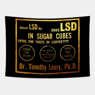 Does LSD In Sugarcubes Spoil The Taste Of CoffeeTimothy Leary Tapestry