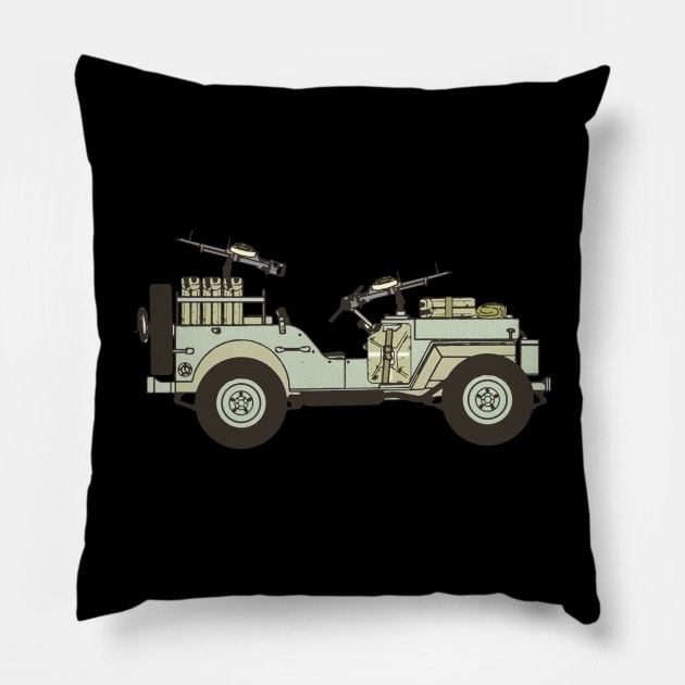 SAS Jeep Pillow by Toby Wilkinson