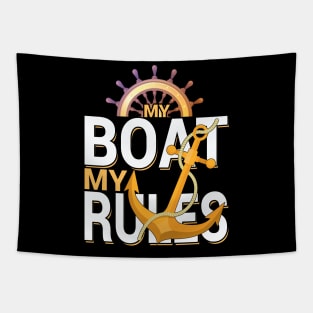 My Boat My Rules Tapestry