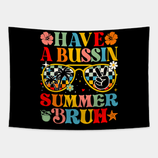 Have A Bussin Summer Bruh Groovy Tapestry