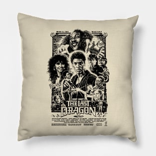 The Last Dragon / Retro Illustration Pillow