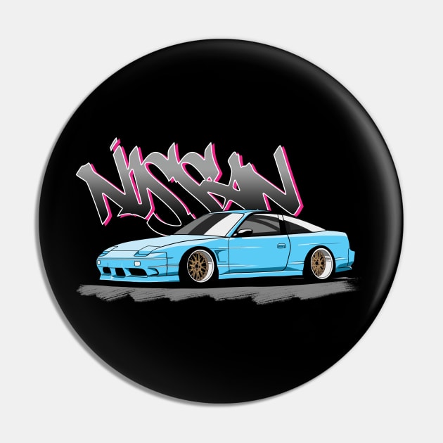 Nissan S13 Graffiti Pin by thesupragoddess