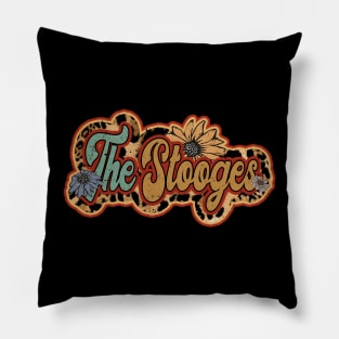 Stooges Proud Name Personalized Retro Flowers Beautiful Pillow