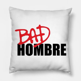 Bad Hombre - Retro Album Cover Style Pillow