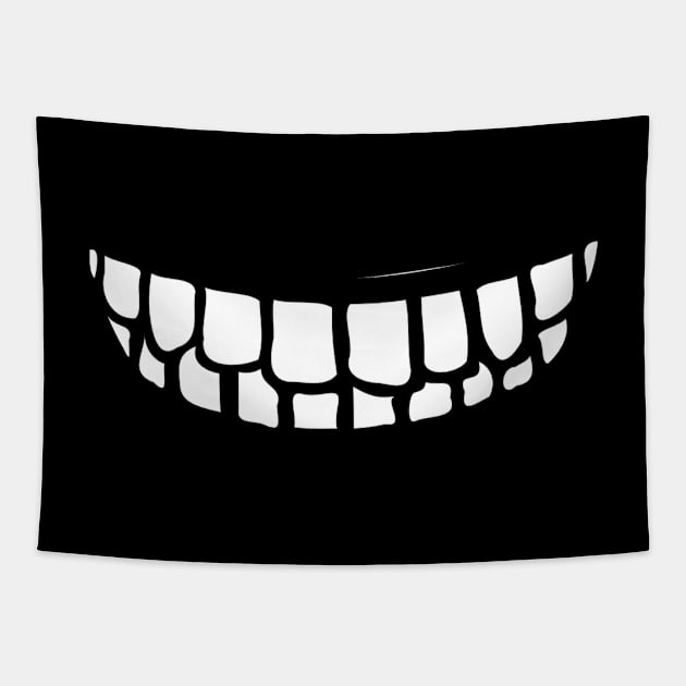 Mouth Tapestry by gold package