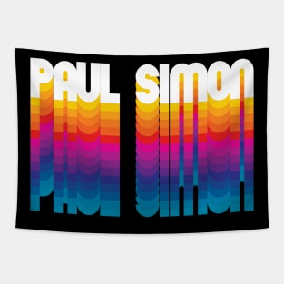 Retro Paul Proud Name Personalized Gift Rainbow Style Tapestry