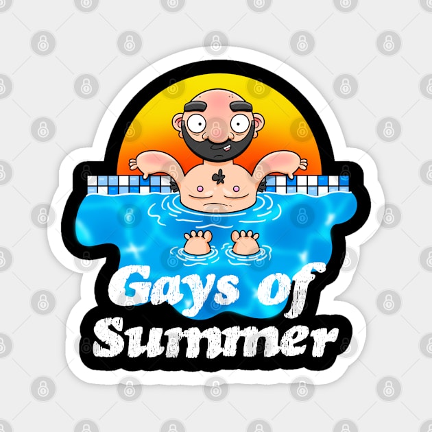 Gays of Summer Relax Magnet by LoveBurty