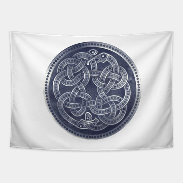 Silver Serpents Tapestry by Hareguizer