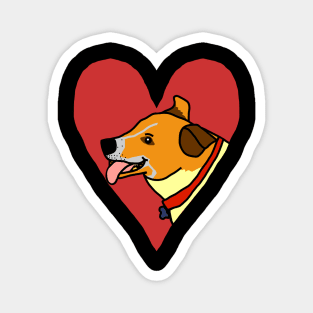 My Small Valentine Toby Dog Magnet