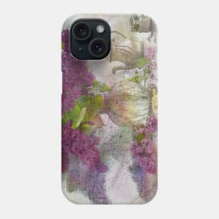 floral & tea time Design Phone Case