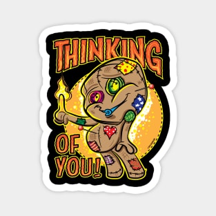 Thinking of You VooDoo Doll Magnet