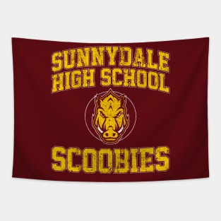 Sunnydale High School Scoobies Tapestry