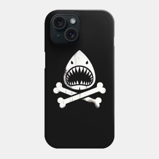 Jolly Roger Pirateflag Shark Skull Crossbones Phone Case