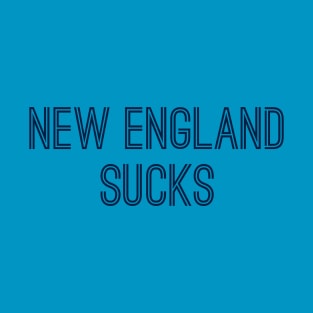 New England Sucks (Navy Text) T-Shirt