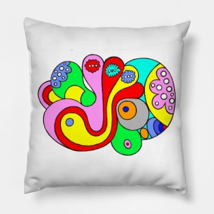 Abstract Cell Pillow