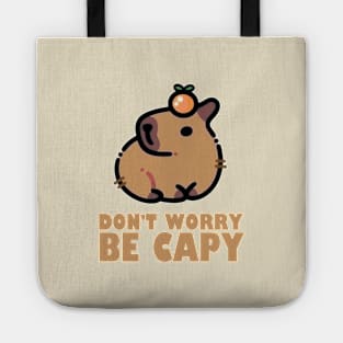 Don't Worry Be Capy - Capybara Tote