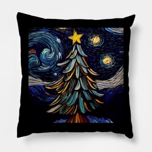 Van Gogh Starry Tree 02 Pillow