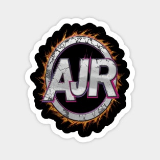 Glitch burnt AJR logo Magnet